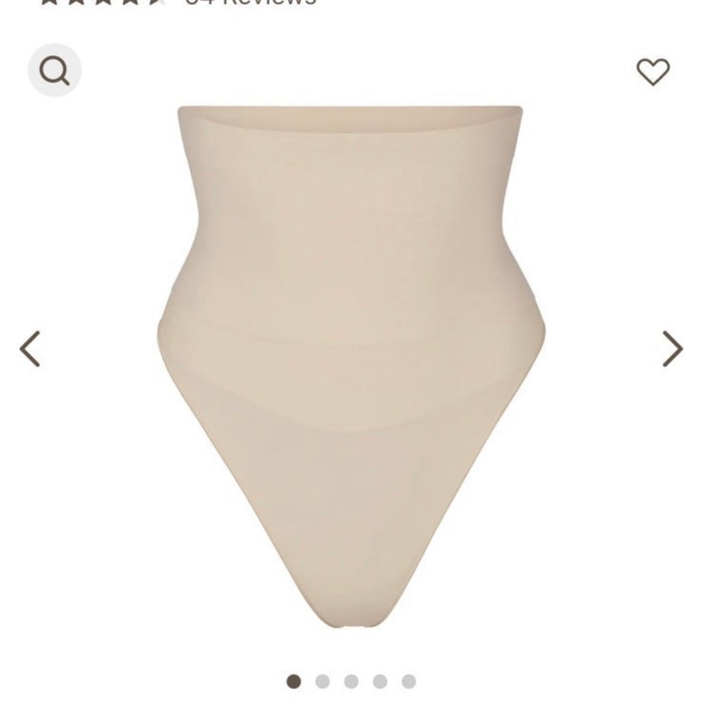 Skims Core control thong l/xl sand